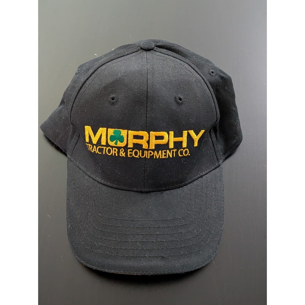 K-Products John Deere Baseball Hat Murphy‎ Tractor Black OSFM